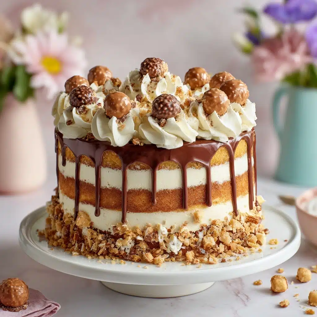 Ferrero Rocher Cake Recipe - Recipe Image