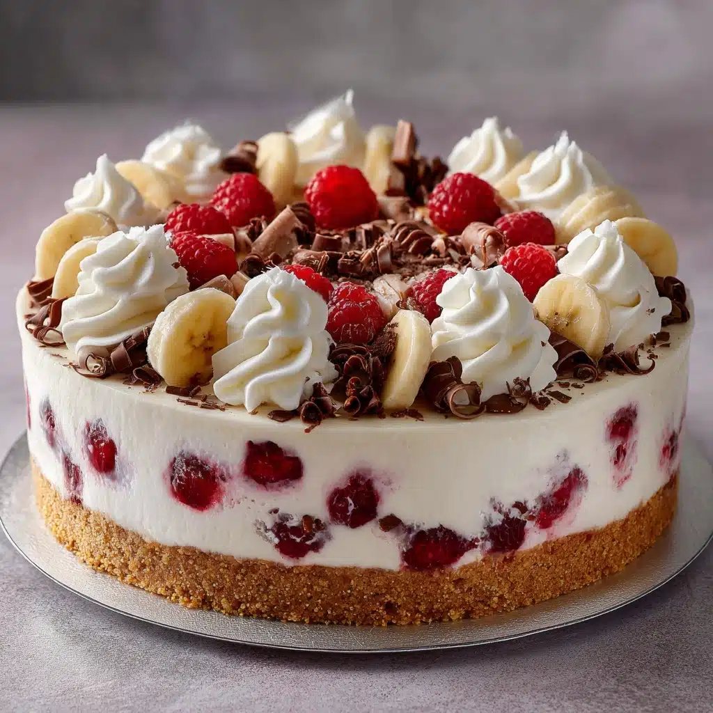 No-Bake Banana Split Cheesecake Recipe