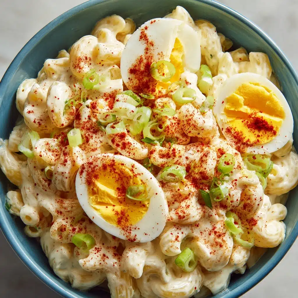 Deviled Egg Macaroni Salad Recipe - Recipe Image