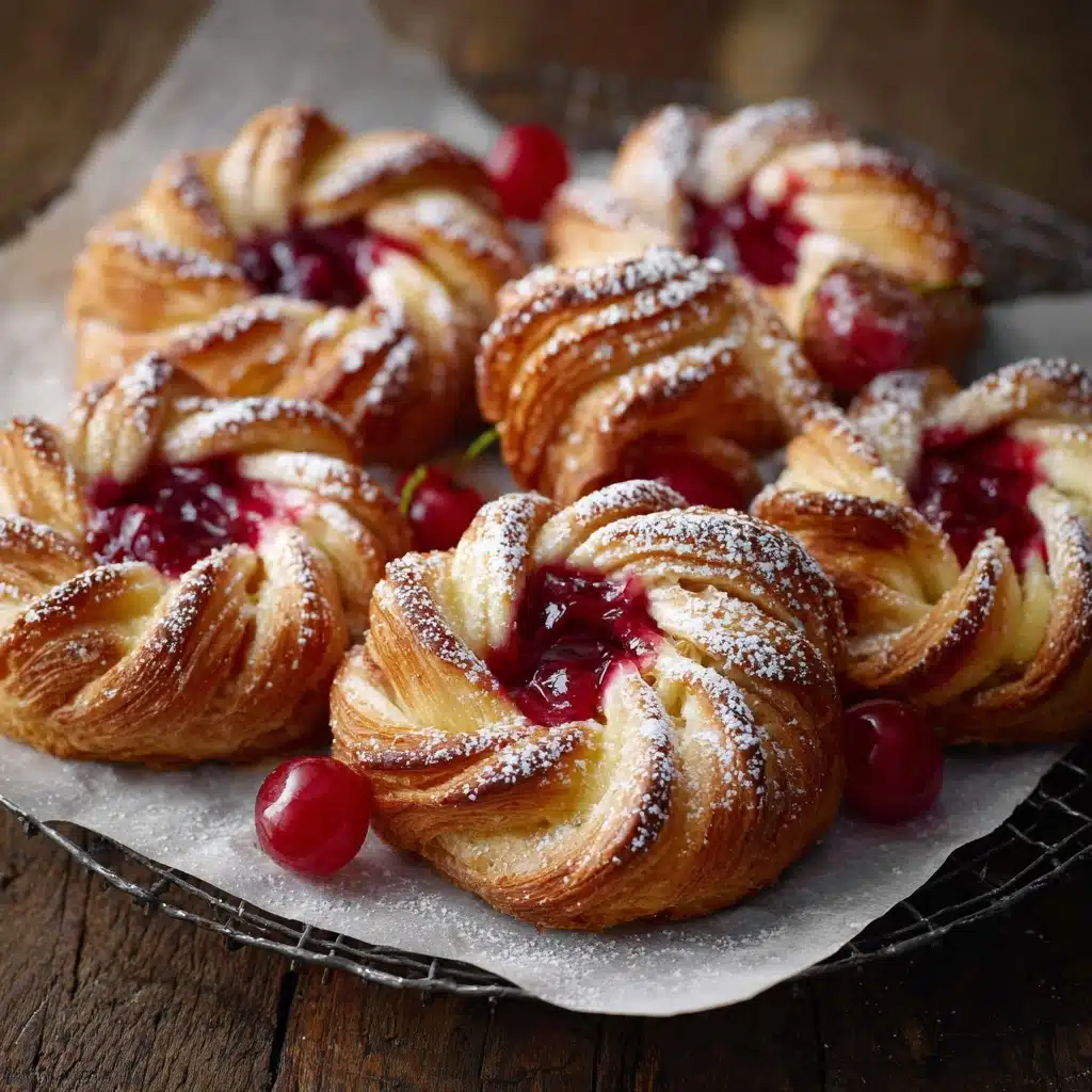 Easy Cherry Cheese Danish Recipe - Recipe Image