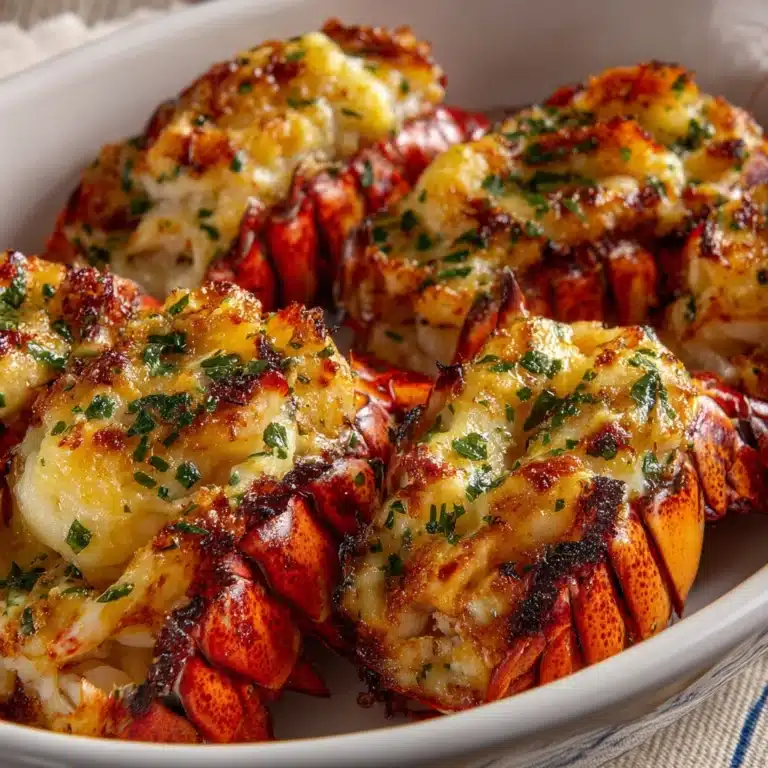 Garlic Butter Baked Lobster Tails Recipe
