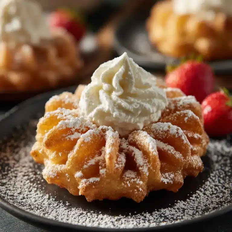 Sweet Whirlwind Fairground Funnel Cakes Recipe