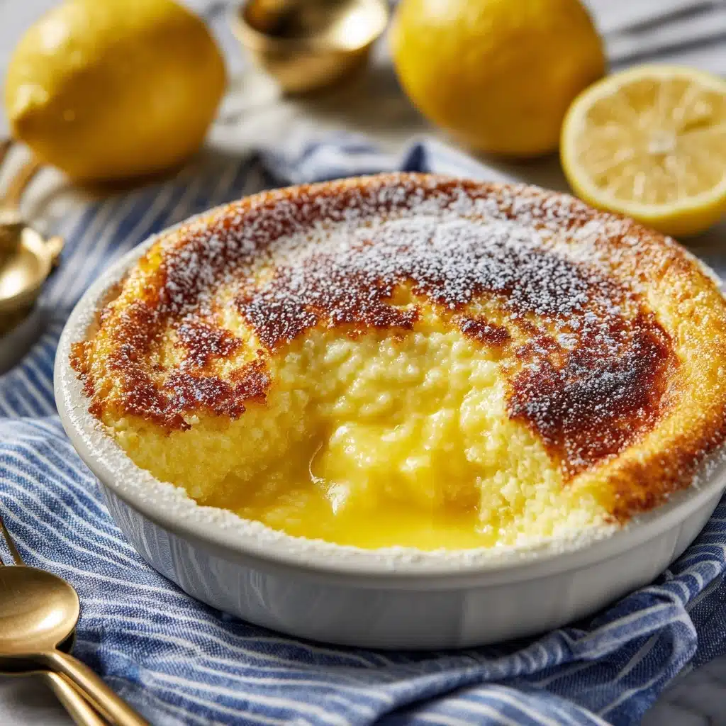 Magic Lemon Cobbler Recipe - Recipe Image