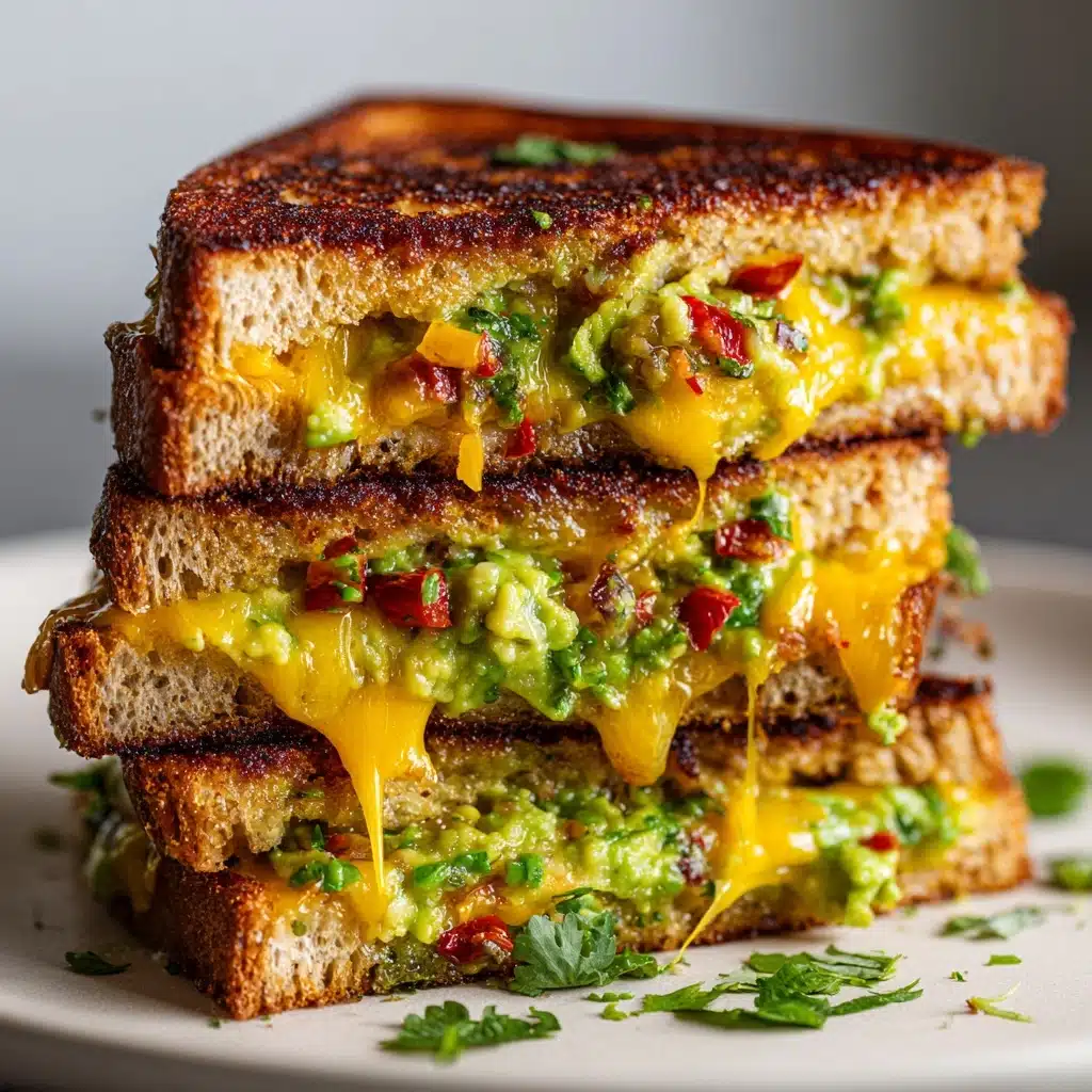 Guacamole Grilled Cheese Sandwich Recipe - Recipe Image