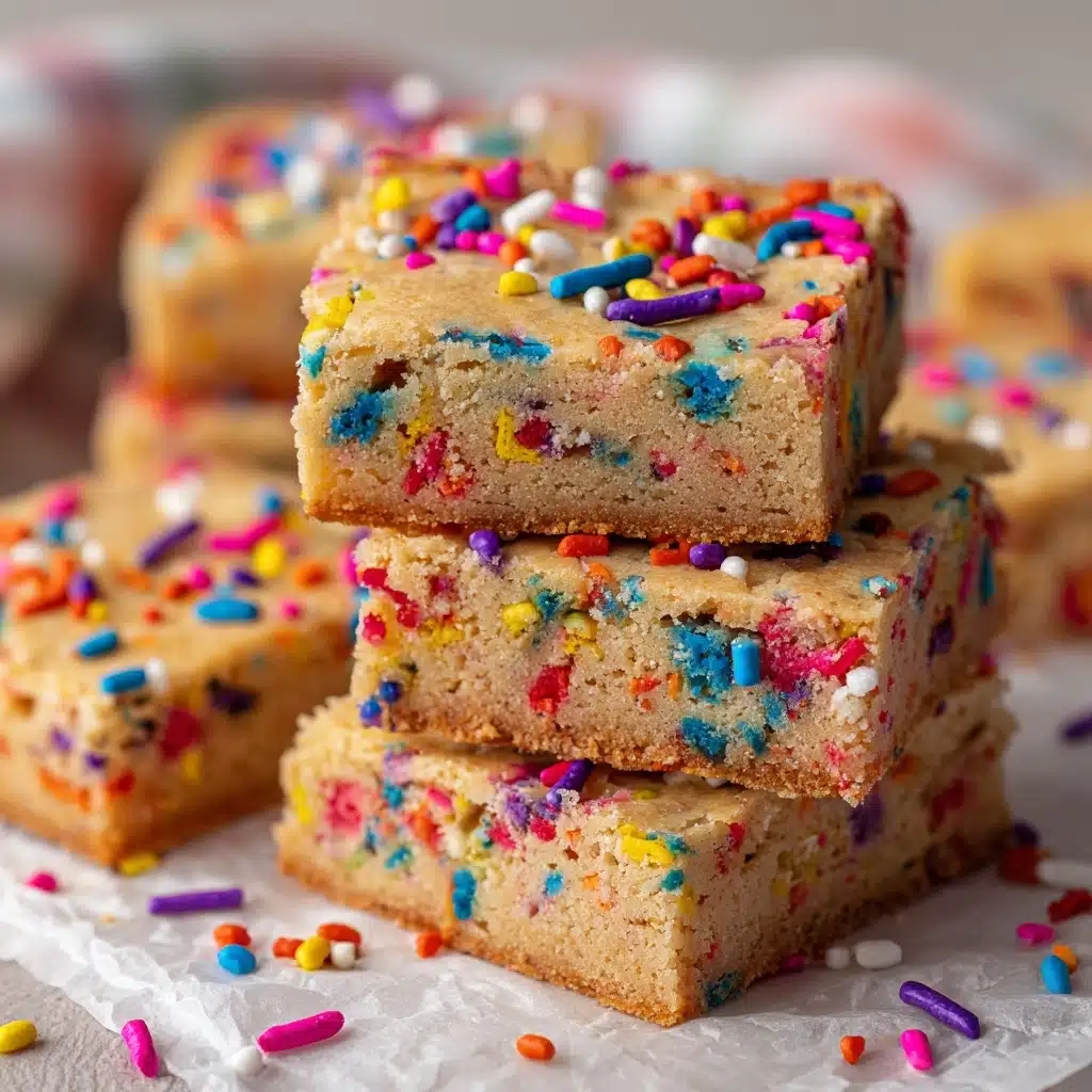 Funfetti Blondies Recipe - Recipe Image