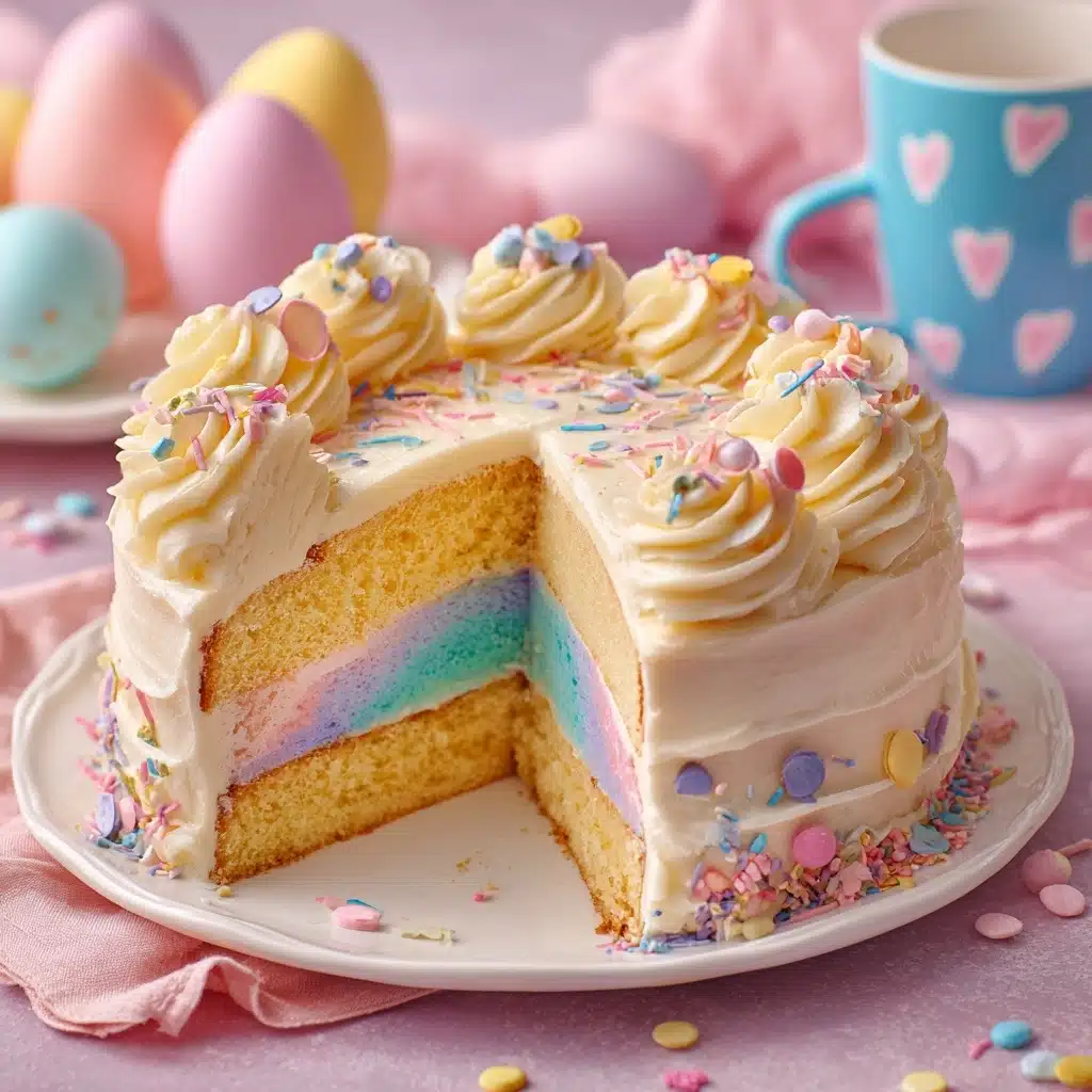 Swirled Easter Cake Recipe - Recipe Image