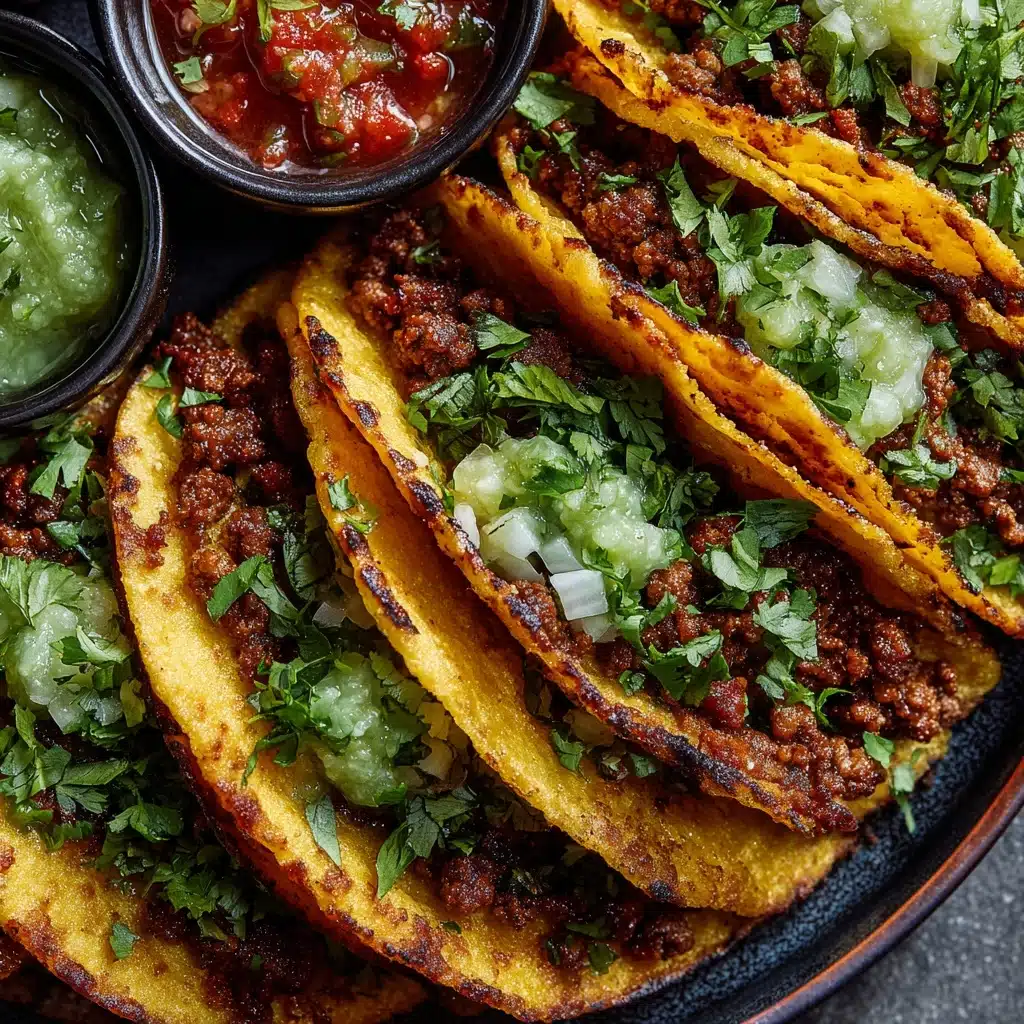 Crispy Ground Beef Tacos Recipe - Recipe Image