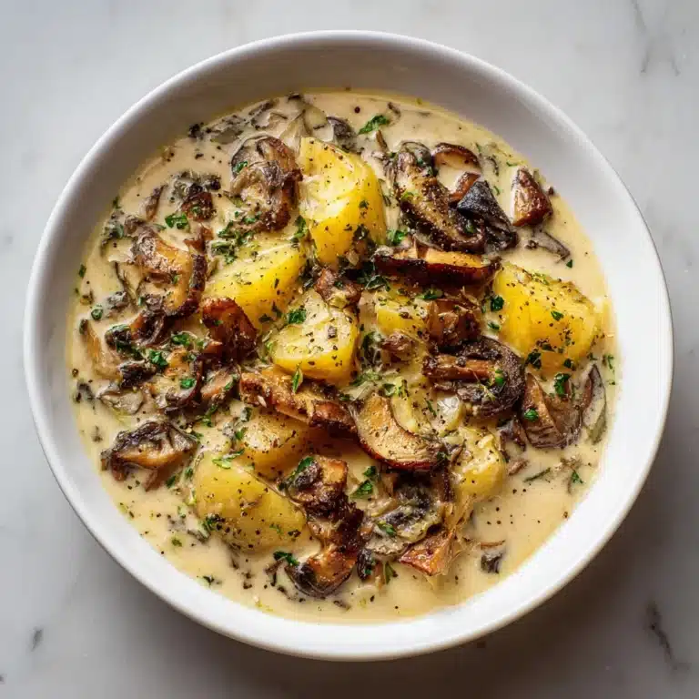 Mushroom Potato Soup Recipe