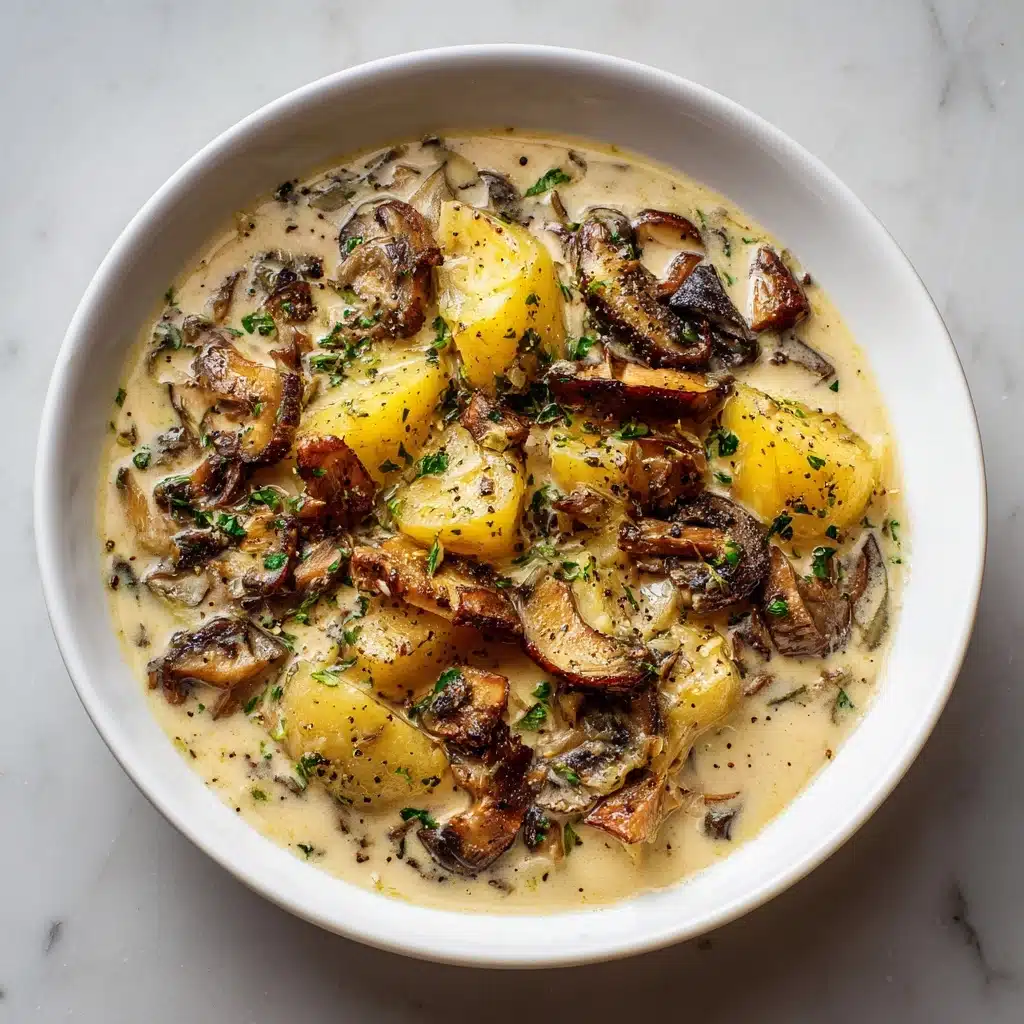 Mushroom Potato Soup Recipe