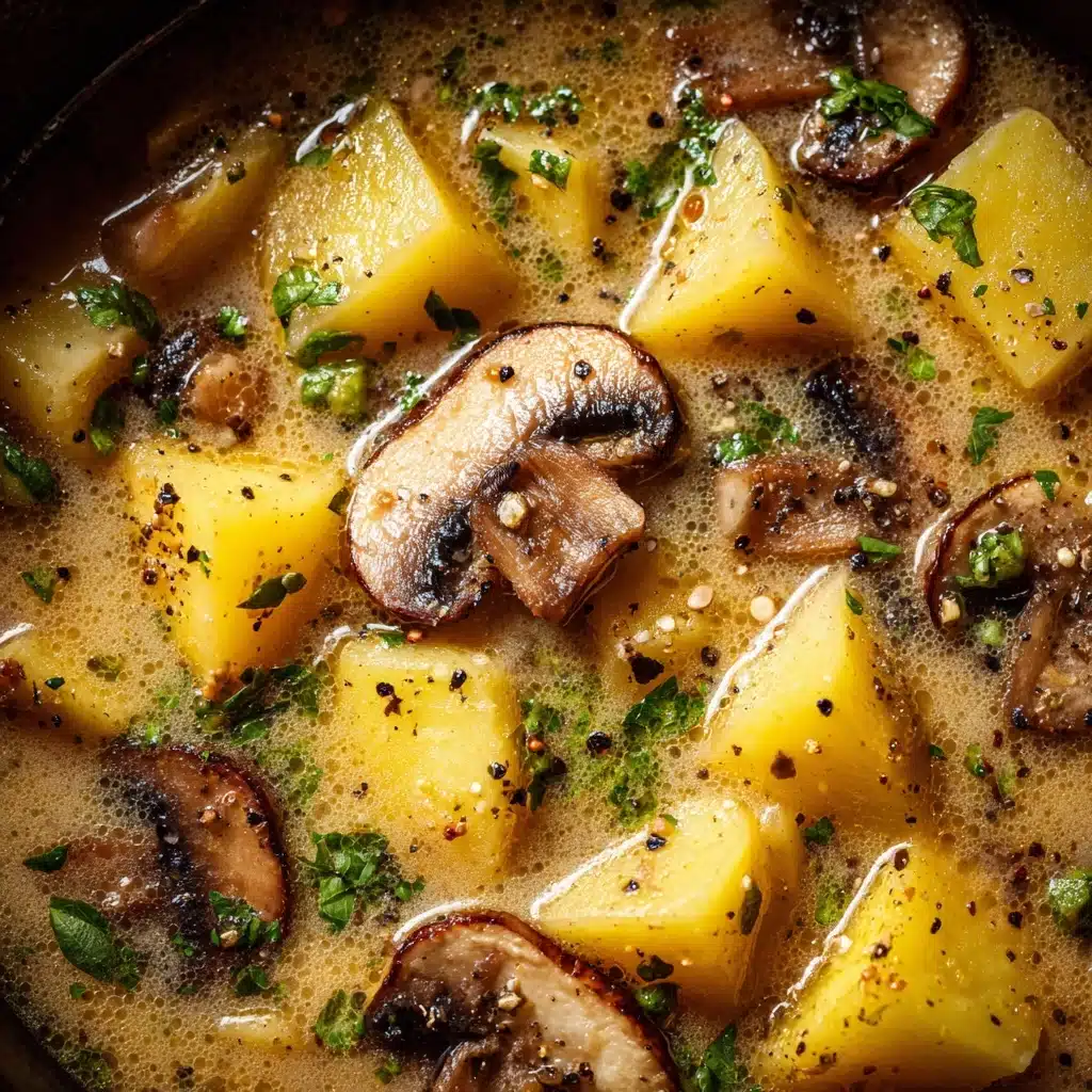 Mushroom Potato Soup Recipe - Recipe Image