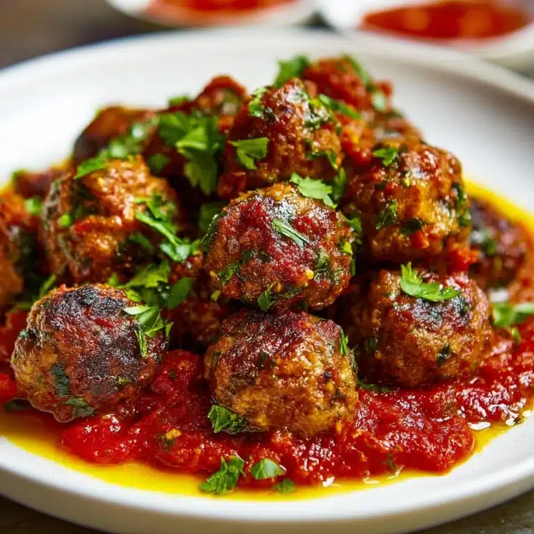Mini Meatballs with Marinara Sauce Recipe