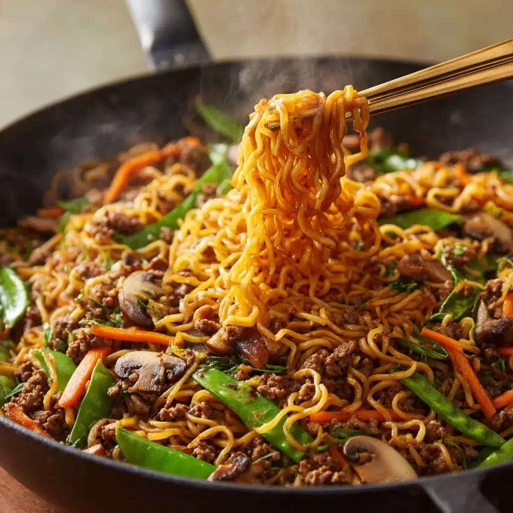 Ground Beef Lo Mein Recipe - Recipe Image