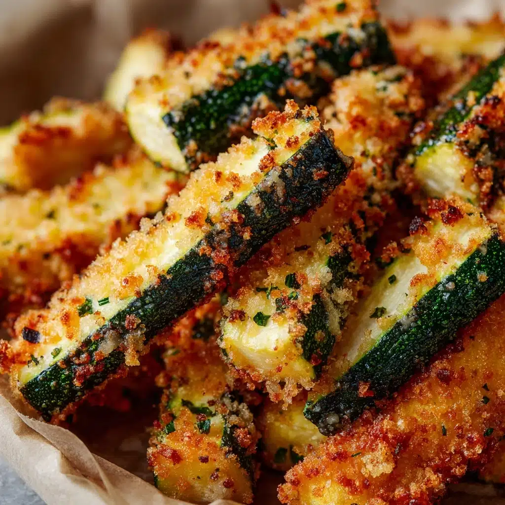 Crispy Air Fryer Parmesan Zucchini Fries Recipe - Recipe Image