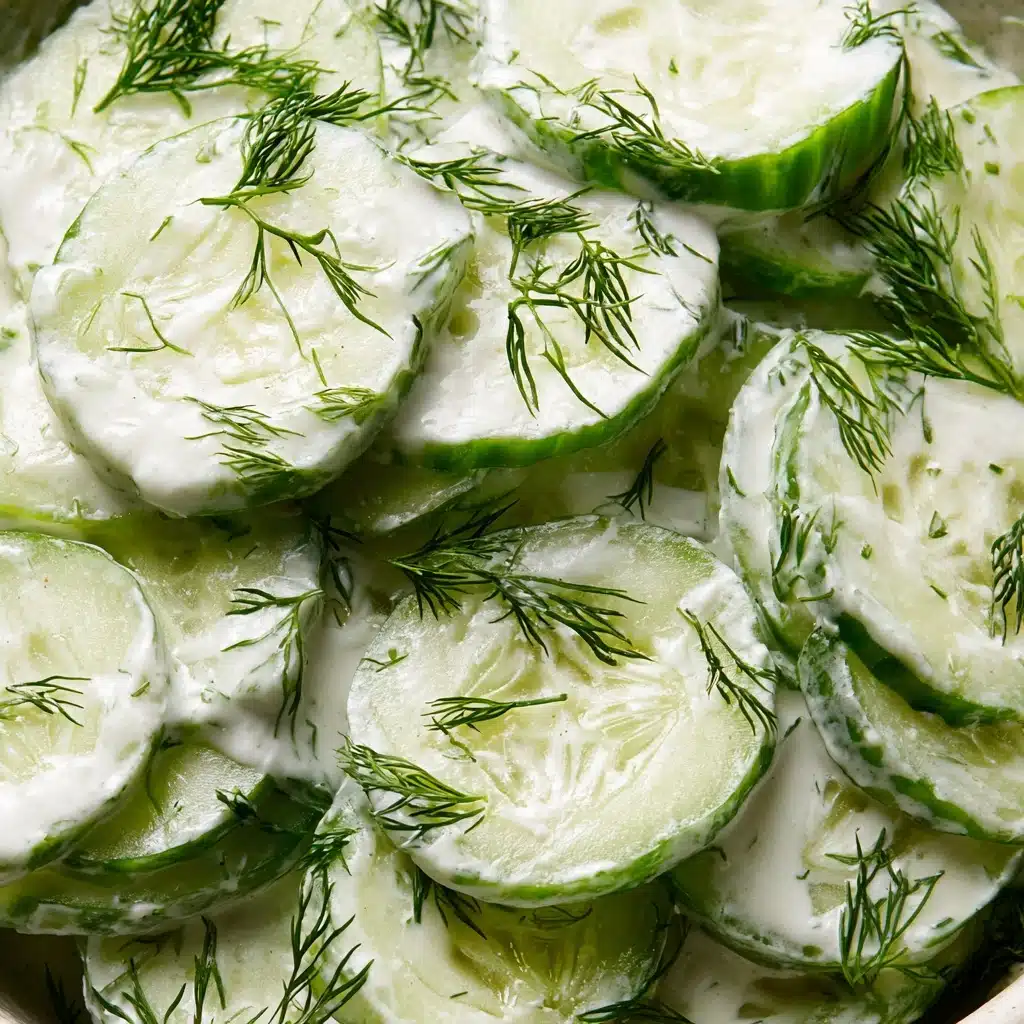 Creamy Cucumber Dill Salad Recipe - Recipe Image