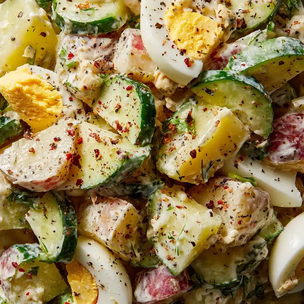 Cucumber Apple with Egg Salad Recipe - Recipe Image