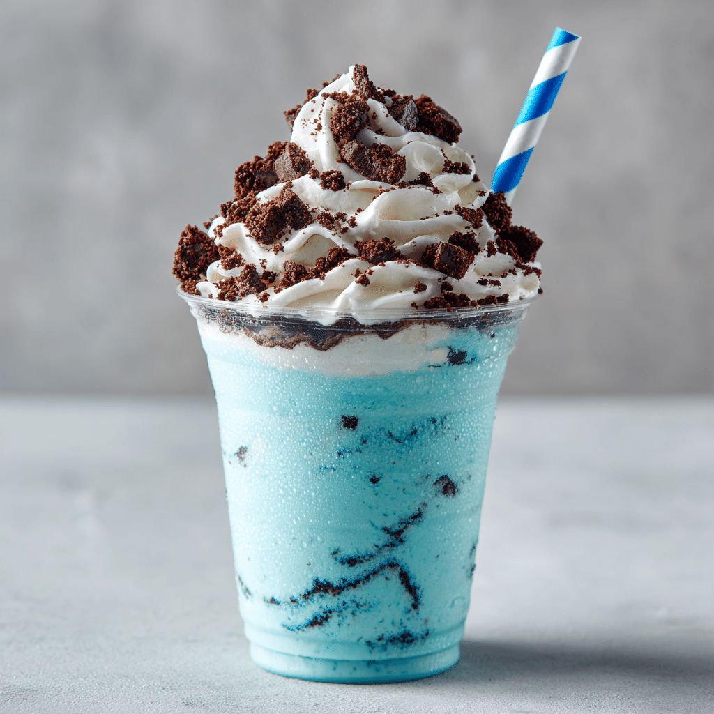 Blue Cookies & Cream Dip Frappuccinos Recipe - Recipe Image