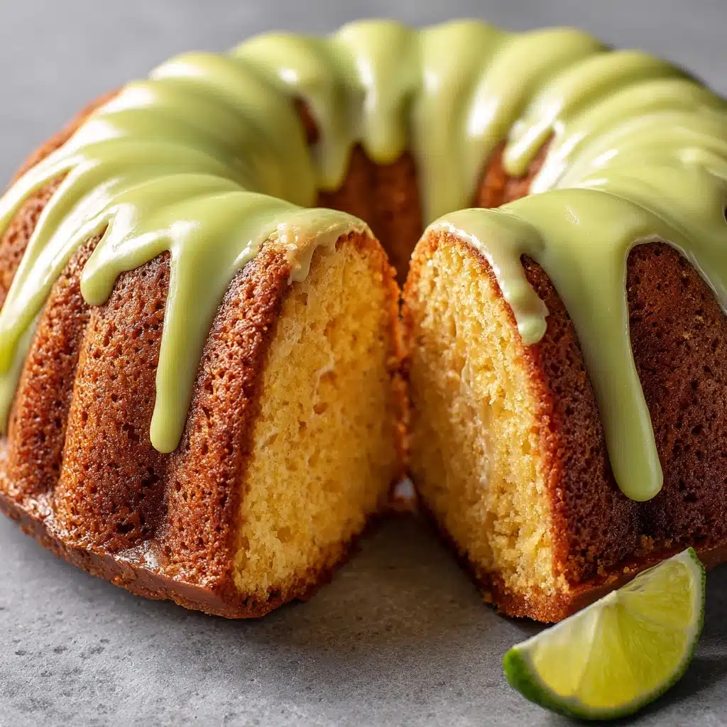 Key Lime Pound Cake with Key Lime Glaze Recipe - Recipe Image