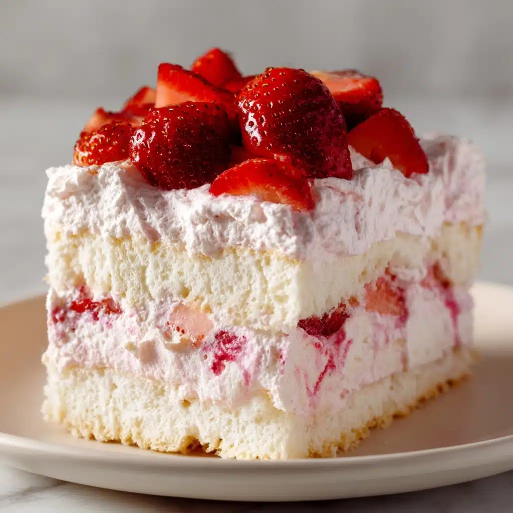 Strawberry Angel Food Dessert Recipe - Recipe Image
