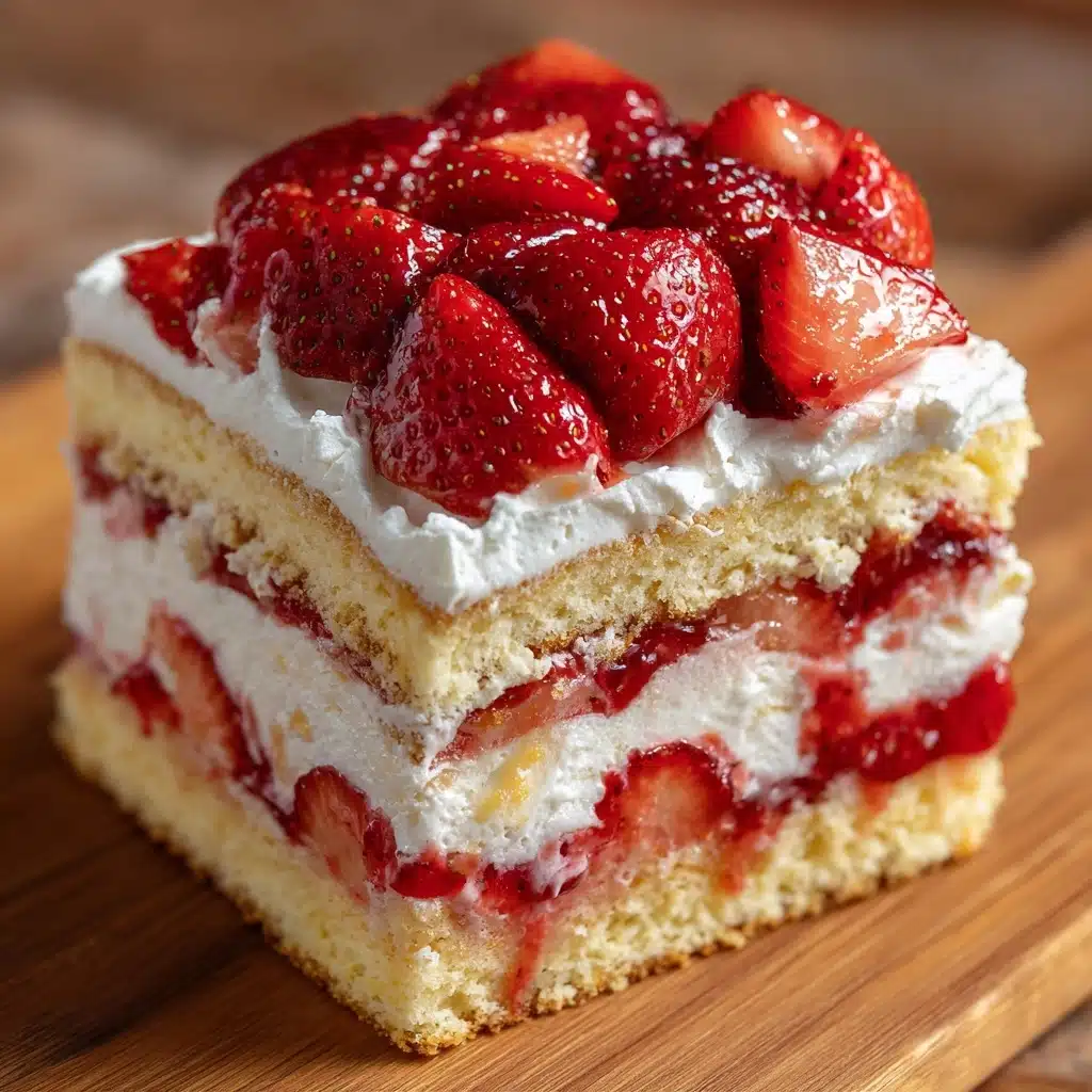 Strawberry Icebox Cake Recipe - Recipe Image