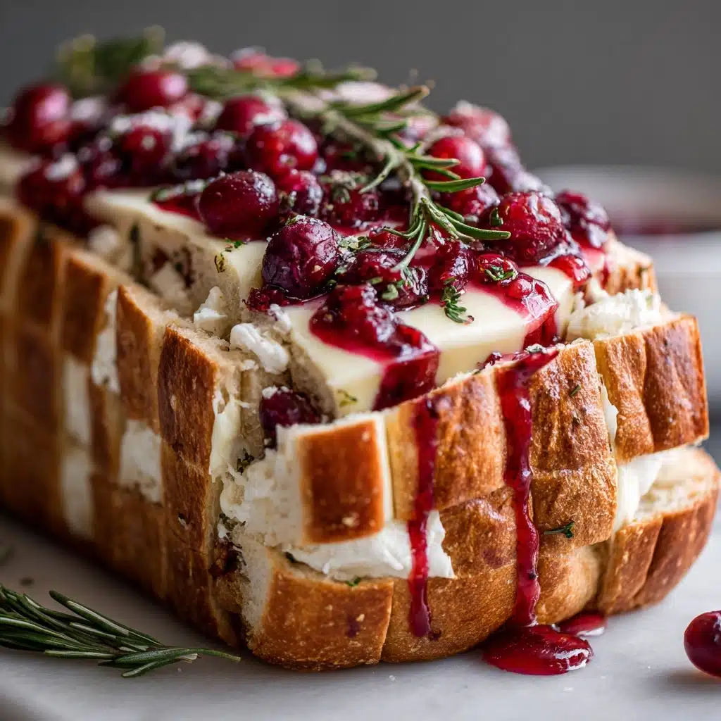 Cranberry Brie Sourdough Pull-Apart Bread Recipe - Recipe Image