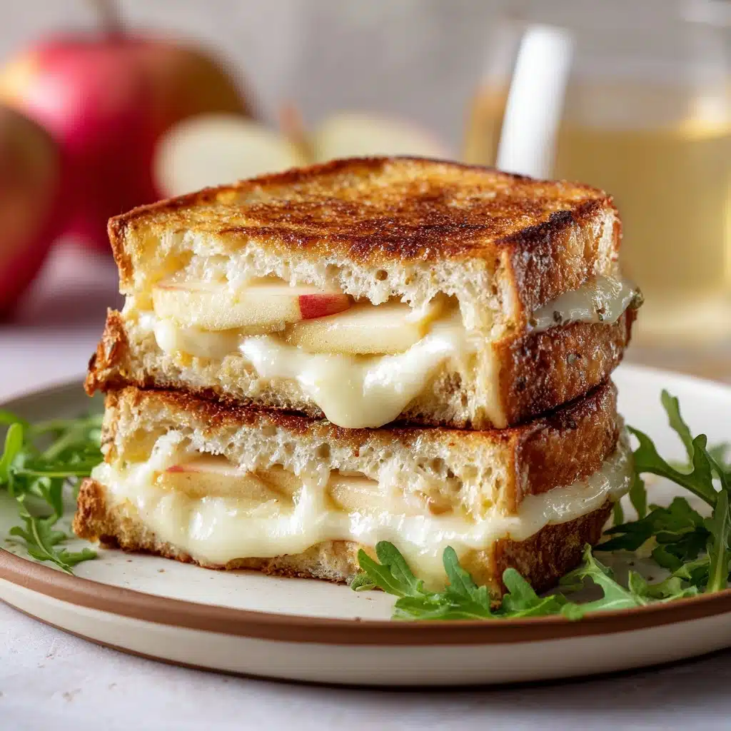Cinnamon Sugar Brie and Apple Grilled Cheese Recipe - Recipe Image