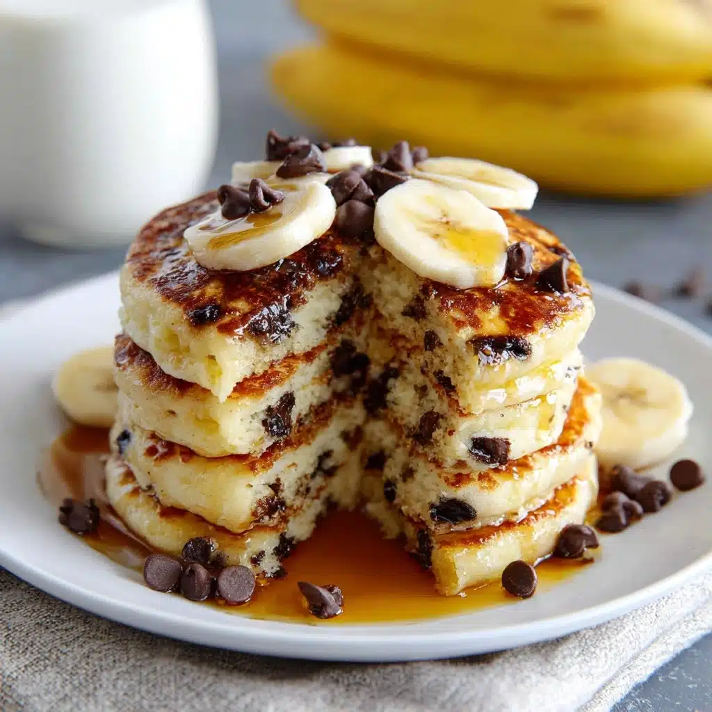 Chocolate Chip Banana Pancakes Recipe - Recipe Image