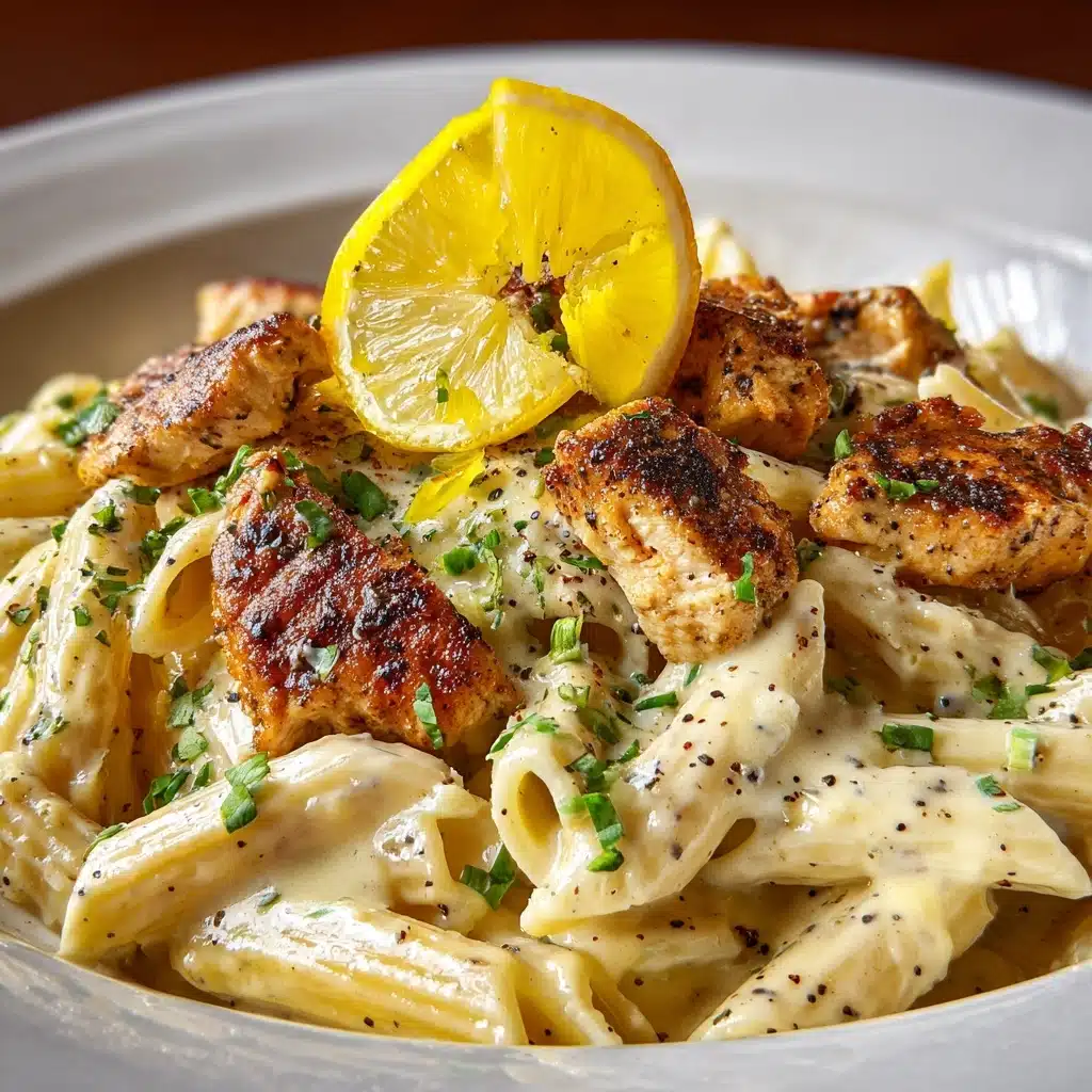Zesty Lemon Pepper Chicken Pasta Recipe - Recipe Image