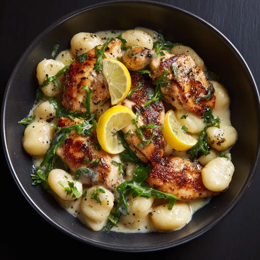 Lemon Chicken Gnocchi Dish Recipe - Recipe Image