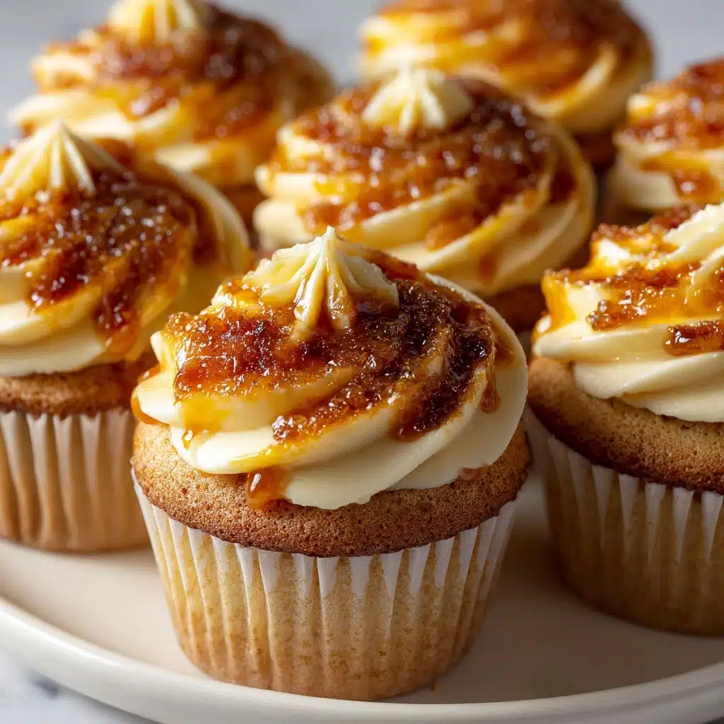Crème Brûlée Cupcakes Recipe - Recipe Image
