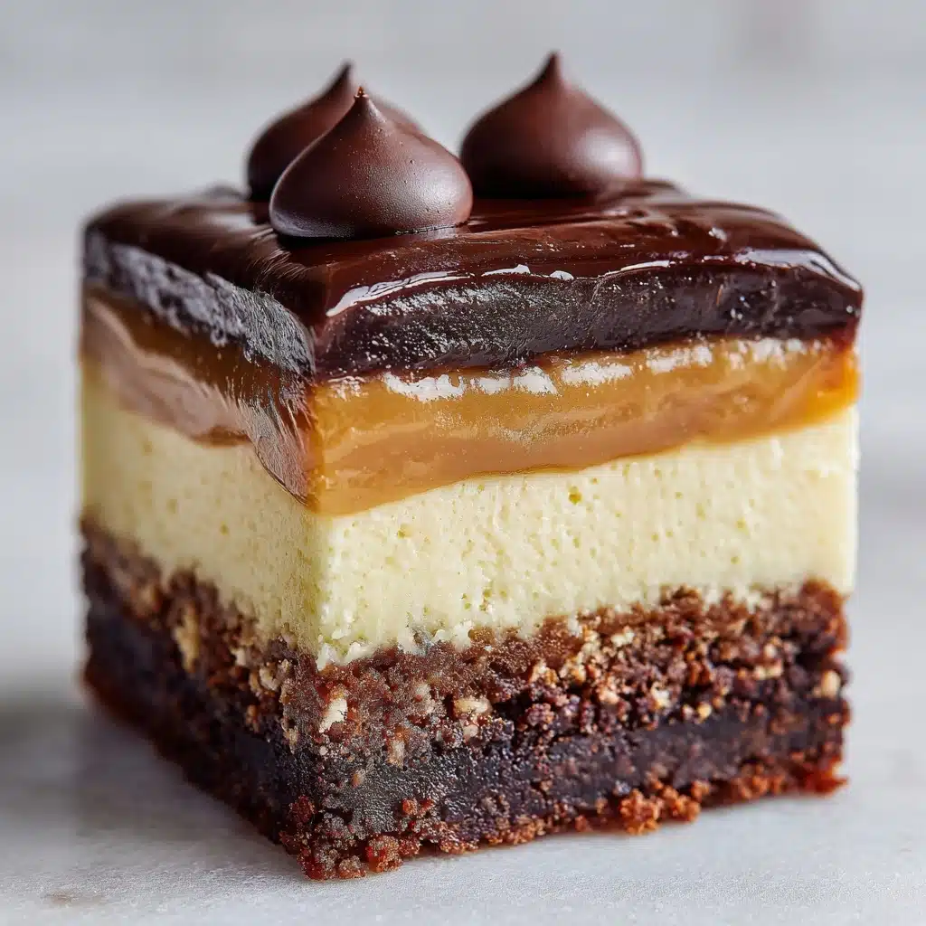 Milky Way Caramel Cheesecake Brownies Recipe - Recipe Image
