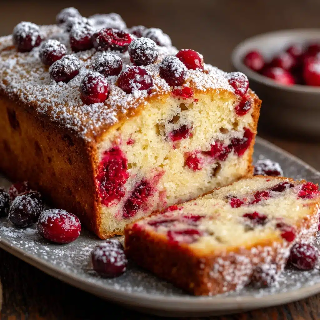 Christmas Cranberry Pound Cake Recipe - Recipe Image