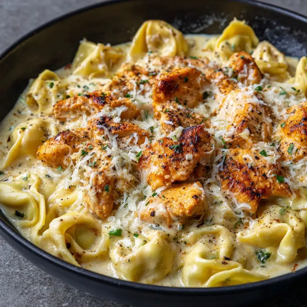 Buffalo Chicken Tortellini Alfredo Recipe - Recipe Image
