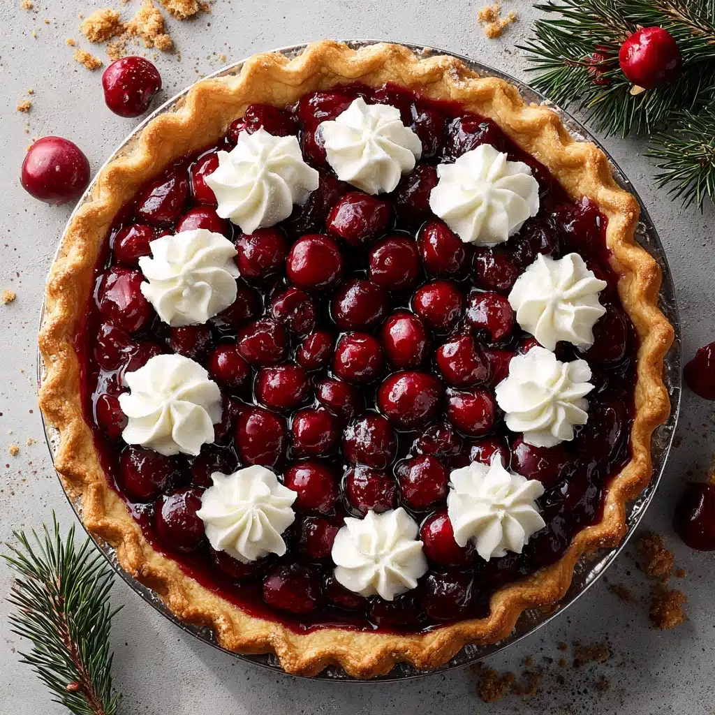 Cranberry Custard Pie Recipe - Recipe Image