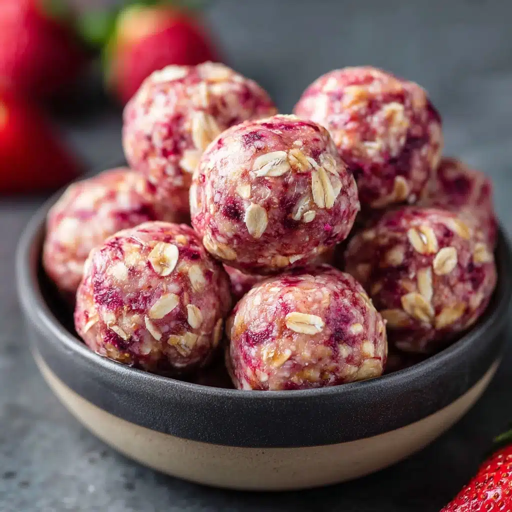 Strawberry and Banana Oat Balls Recipe - Recipe Image