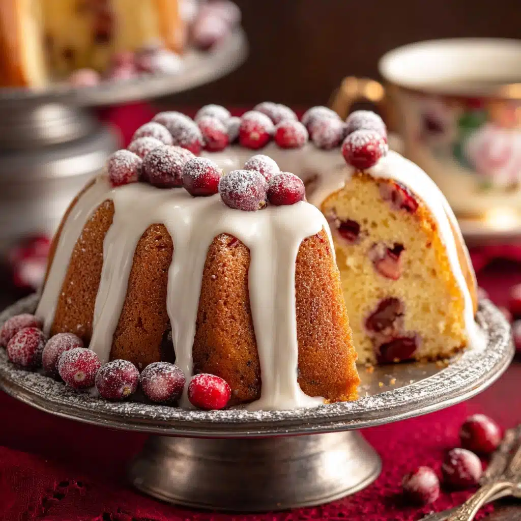 Cranberry Christmas Cake Recipe - Recipe Image