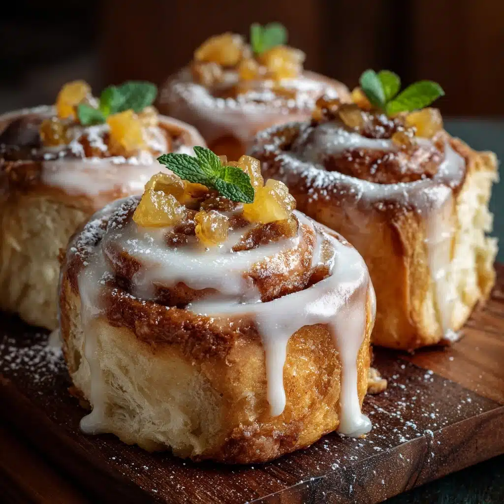 Peachy Cinnamon Rolls Recipe - Recipe Image