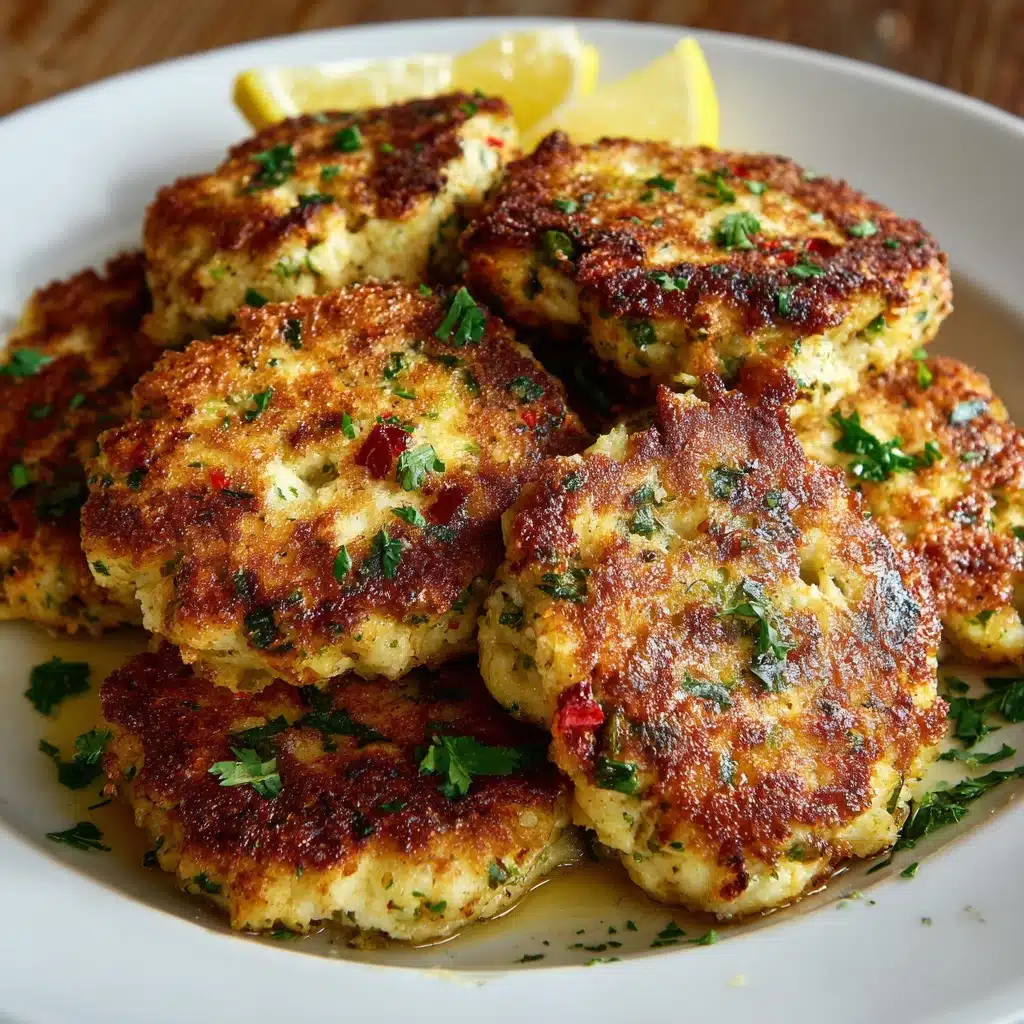 Mediterranean Chicken Patties Recipe - Recipe Image