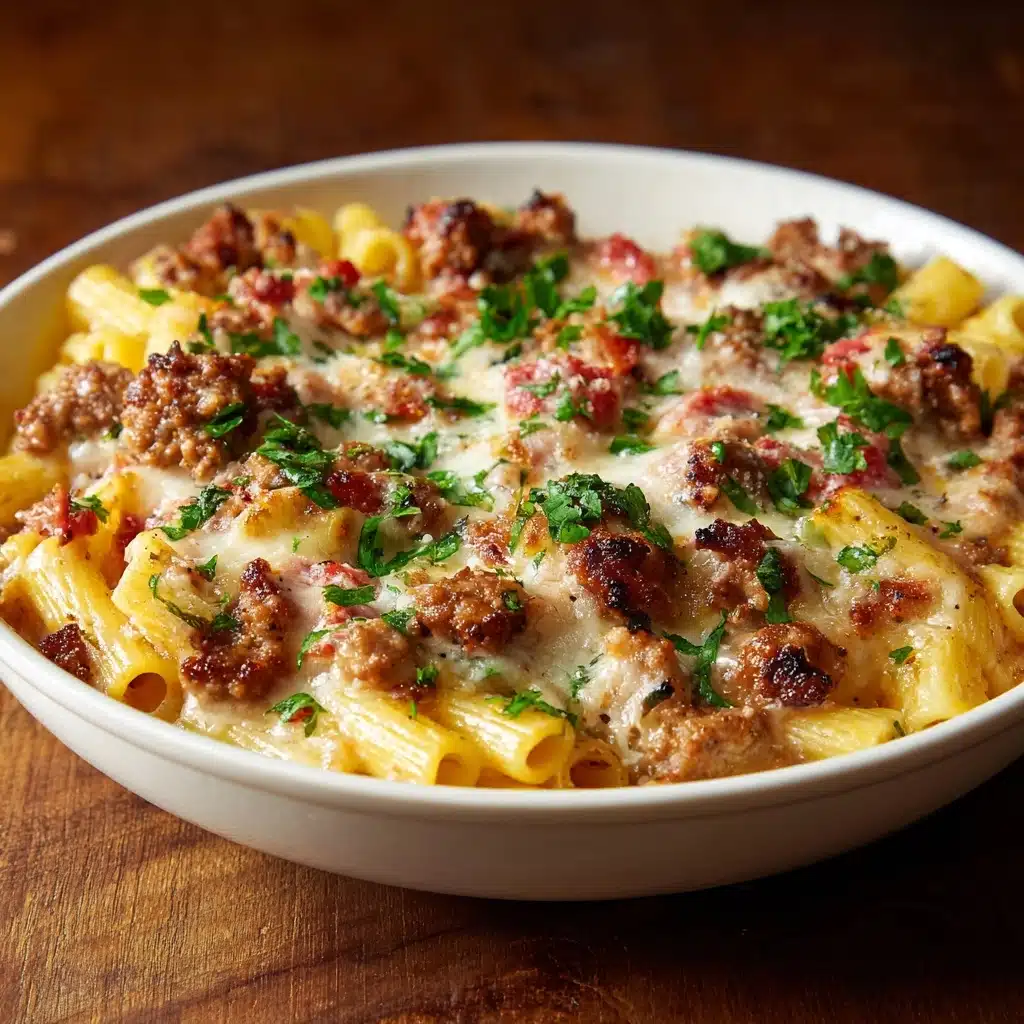 Classic Philly Cheesesteak Pasta Recipe - Recipe Image