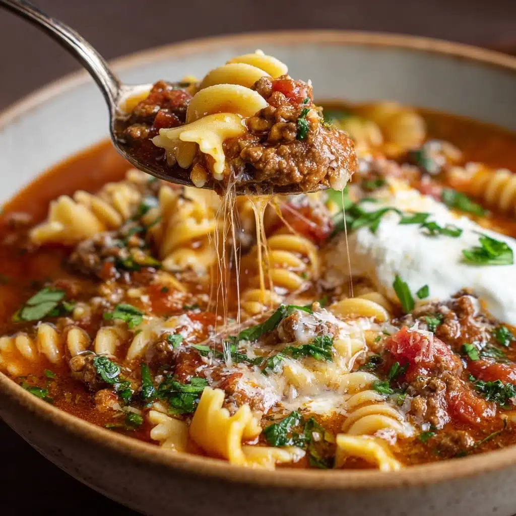 Slow Cooker Lasagna Soup Recipe - Recipe Image