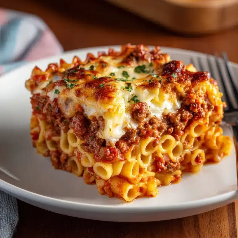 Beef Pasta in Tomato Sauce Recipe