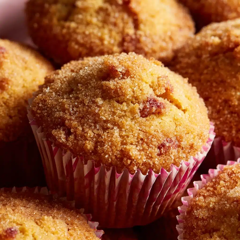 Rhubarb Muffins with Cinnamon Sugar Topping Recipe - Recipe Image
