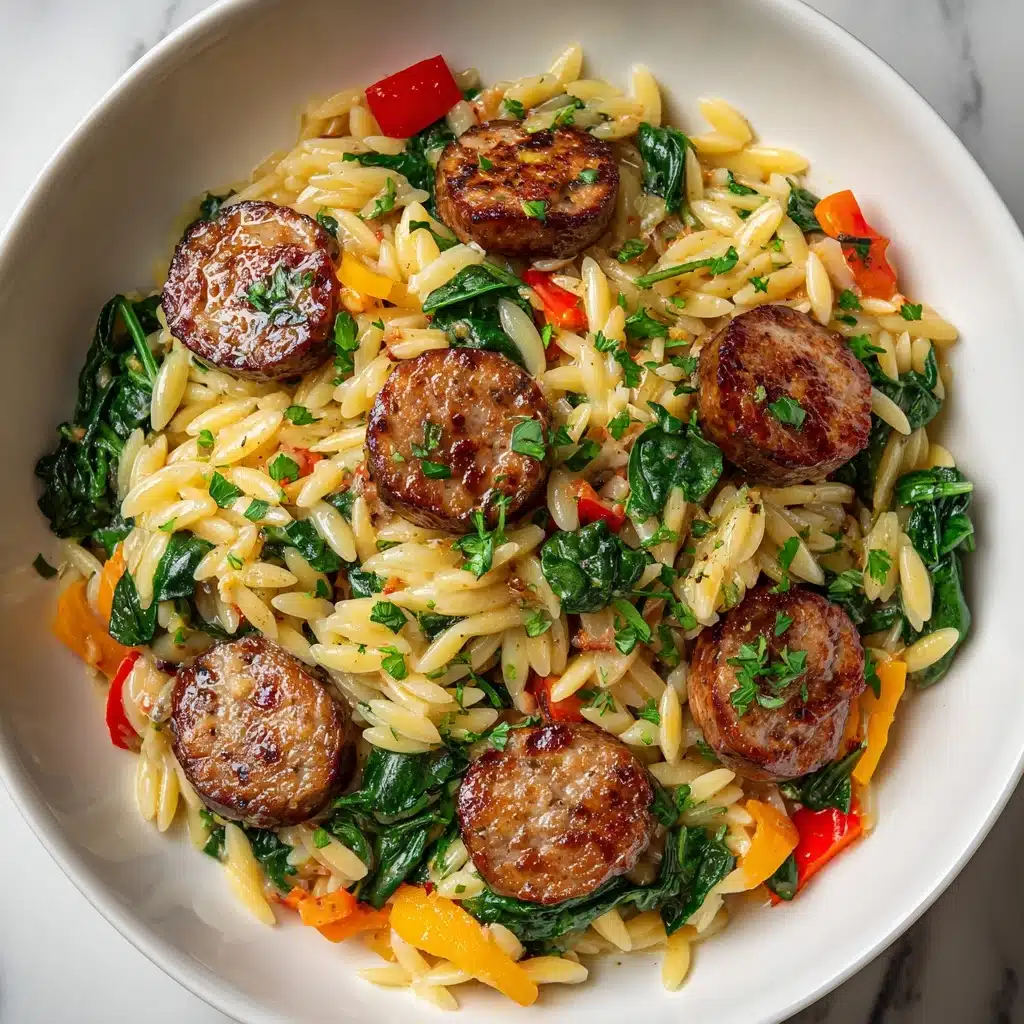 Italian Sausage Orzo Recipe - Recipe Image