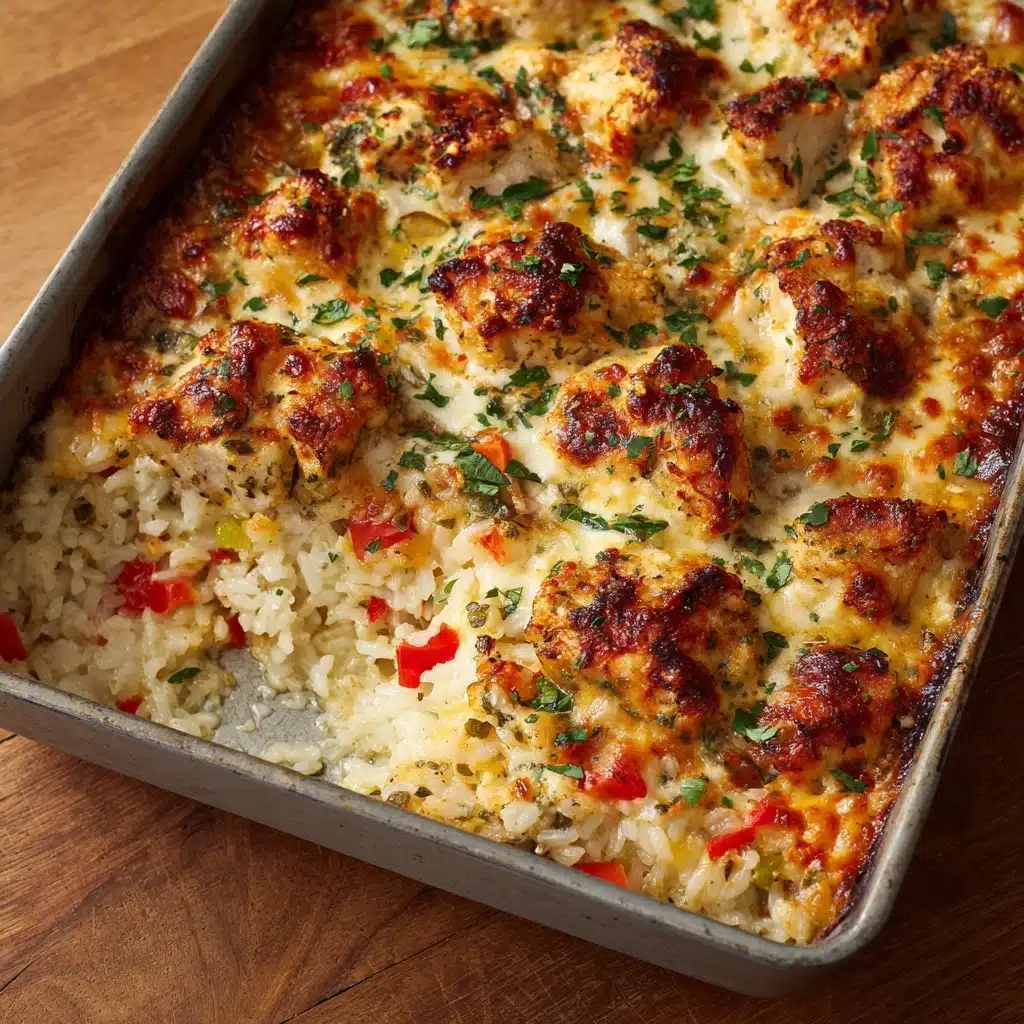 Italian Chicken Rice Casserole Recipe - Recipe Image