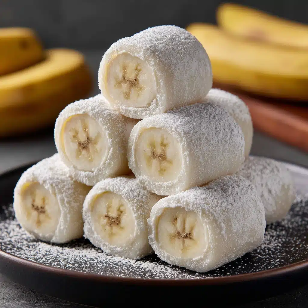 Banana Mochi Rolls Recipe - Recipe Image