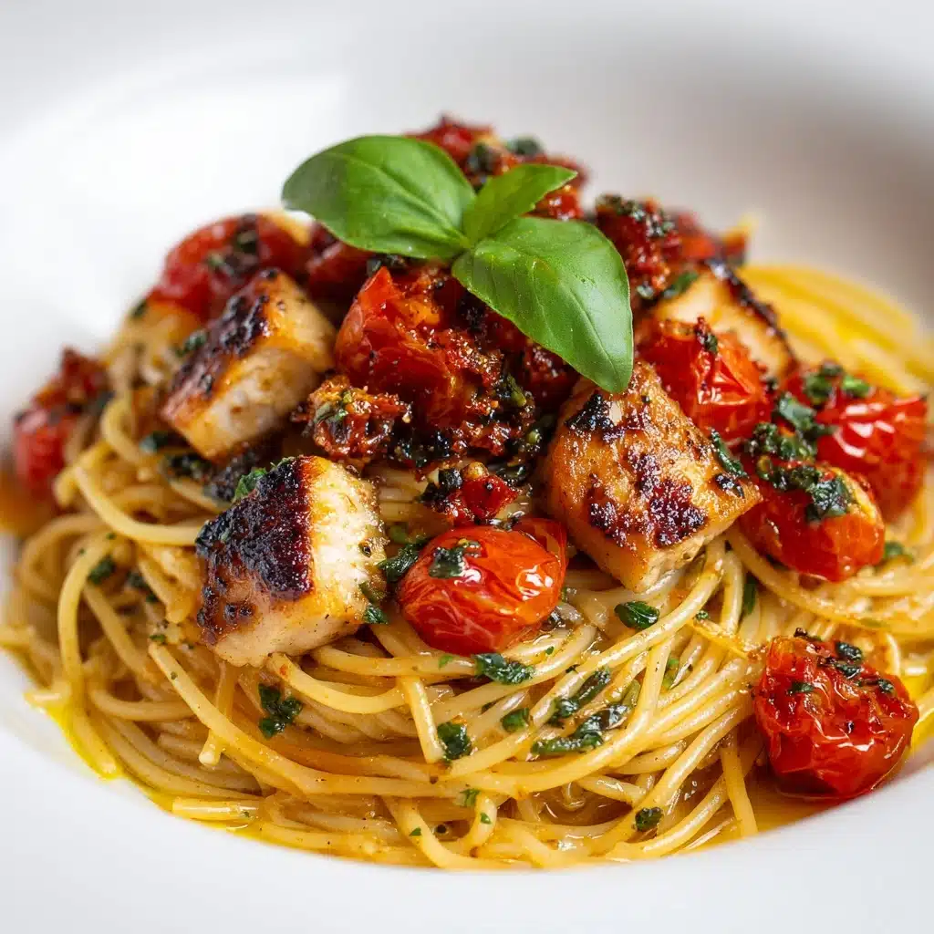 Healthy Bruschetta Chicken Pasta Recipe