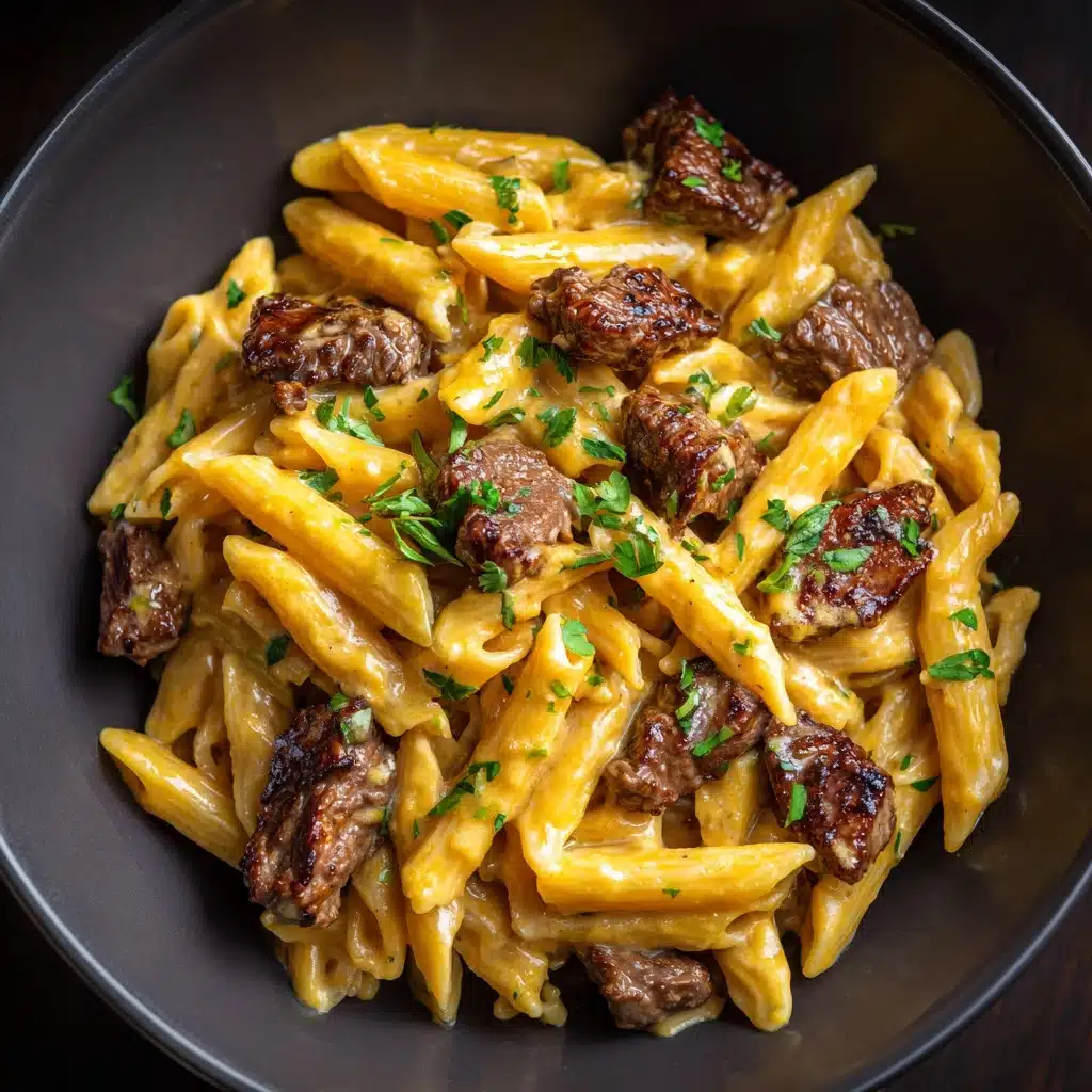 Creamy Steak Pasta Recipe - Recipe Image