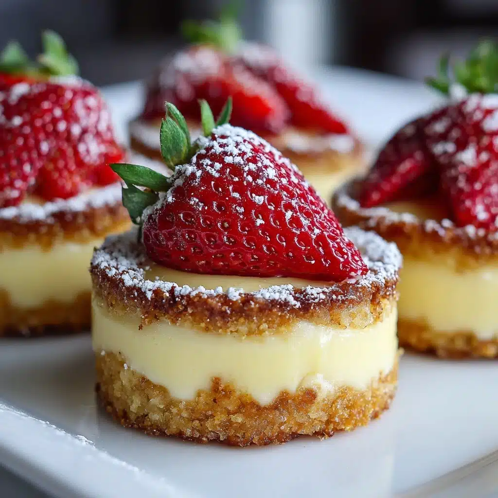 Soft-Baked Strawberry Cheesecake Bites Recipe - Recipe Image