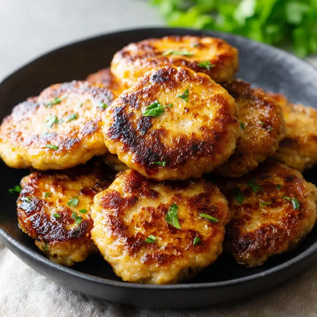 Delicious Air Fryer Chicken Rissoles Recipe - Recipe Image