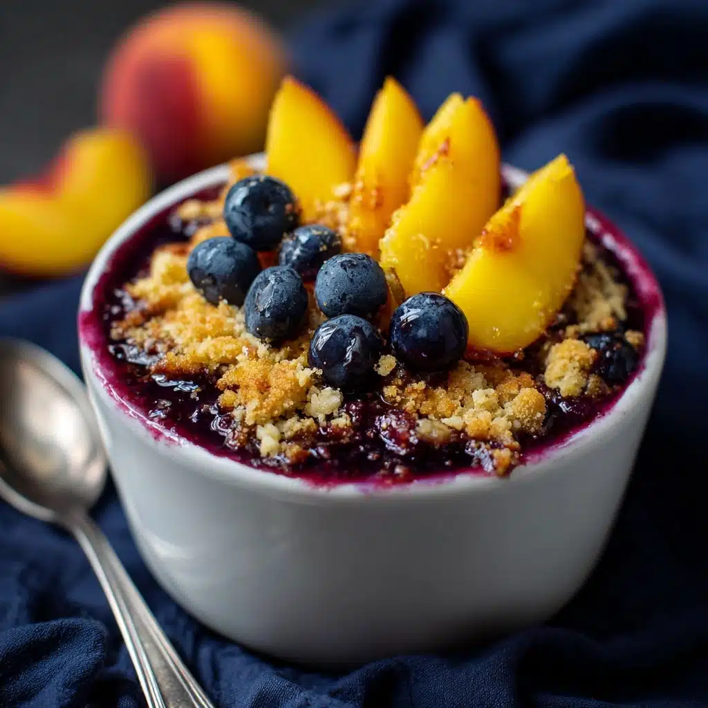 Crockpot Blueberry Peach Cobbler Recipe - Recipe Image