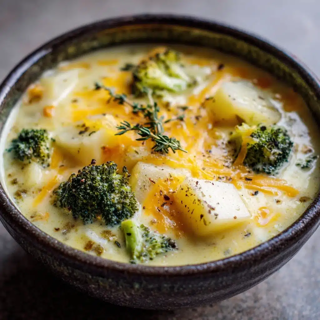 Crockpot Broccoli Cheddar Soup Recipe - Recipe Image